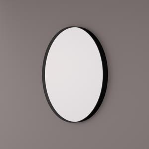 Hipp Design Spiegel  SPV 8200 Rond Met Frame Mat Zwart (Alle Maten)