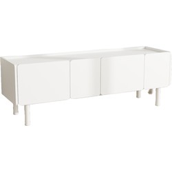 Giga Living  Tv-meubel Wit Metaal - 160x45x55cm - Bera