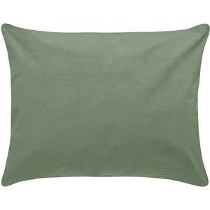 ERWIN M. Kussensloop Sienna hotelsluiting; 40x80 cm (LxB); khaki