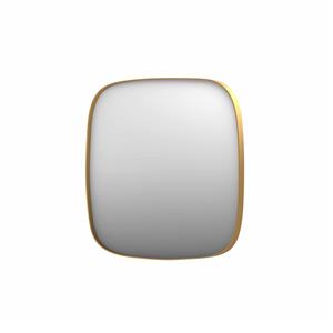 INK Spiegel  SP29 Contour 60x4x60 cm in Geborsteld Mat Goud