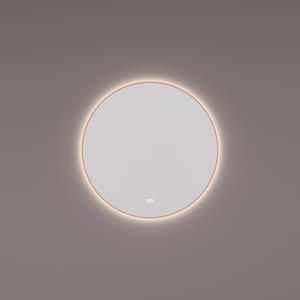 Hipp Design Spiegel  SPV 13500 Rond Met Verlichting Incl. Spiegelverwarming en Koperen Frame (Alle Maten)