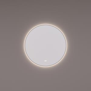 Hipp Design Spiegel  SPV 13500 Rond Met Verlichting Incl. Spiegelverwarming en Gunmetal Frame (Alle Maten)
