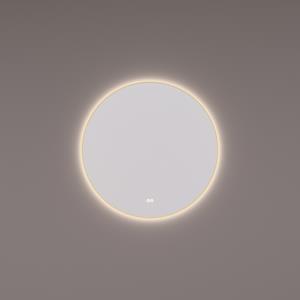 Hipp Design Spiegel  SPV 13500 Rond Met Verlichting Incl. Spiegelverwarming en Messing Frame (Alle Maten)