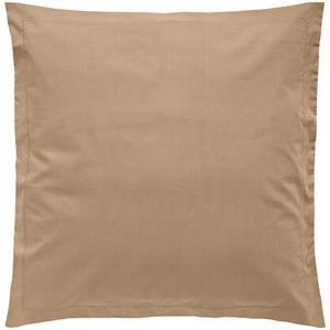 ERWIN M. Kussensloop Sienna hotelsluiting met volant; 65x65 cm (LxB); taupe