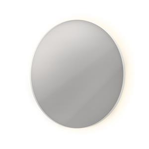 INK Spiegel  SP17 Rond Colour Changing LED Rondom 80 x 4 x 80 cm Dimbaar In Aluminium Kader Mat Wit