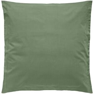 ERWIN M. Kussensloop Sienna hotelsluiting met volant; 65x65 cm (LxB); khaki