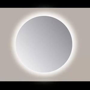 Sanicare Spiegel  Q-Mirrors 90x90 cm Rond Met Rondom LED Cold White en Afstandsbediening incl. ophangmateriaal