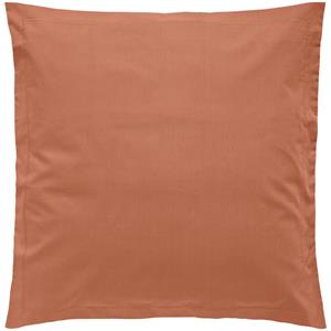 ERWIN M. Kussensloop Sienna hotelsluiting met volant; 65x65 cm (LxB); terracotta