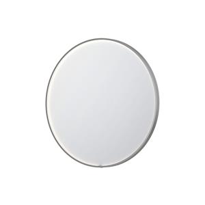 INK Spiegel  SP24 80x4x80 cm incl. direct LED-Verlichting Rondom en Spiegelverwarming Geborsteld RVS