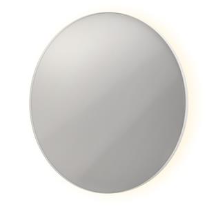INK Spiegel  SP17 Rond Colour Changing LED Rondom 120 x 4 x 120 cm Dimbaar In Aluminium Kader Mat Wit