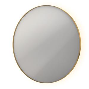 INK Spiegel  SP17 Rond Colour Changing LED Rondom 120 x 4 x 120 cm Dimbaar In Aluminium Kader Mat Goud