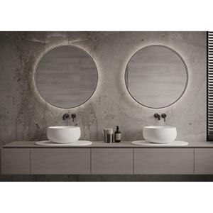 Martens Design Spiegel  Tyrus 120 Cm Met Indirecte Verlichting En Spiegelverwarming Geborsteld Brons