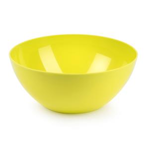 PlasticForte Serveerschaal/saladeschaal - D20 x H8 cm - kunststof - groen -