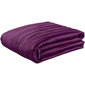 ERWIN M. Sprei Palmito; 230x260 cm (BxL); pruim; rechthoekig