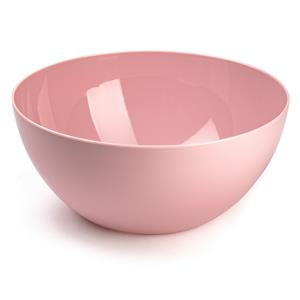 PlasticForte Serveerschaal/saladeschaal - D28 x H14 cm - kunststof - roze -