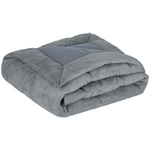 ERWIN M. Sprei Alabama; 230x260 cm (BxL); grijs; rechthoekig