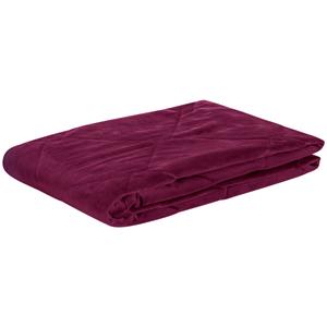 ERWIN M. Sprei Samara Diamond; 230x260 cm (BxL); burgundy; rechthoekig
