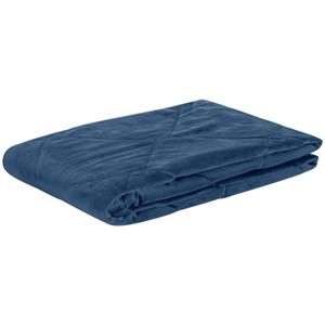 ERWIN M. Sprei Samara Diamond; 180x260 cm (BxL); donkerblauw; rechthoekig