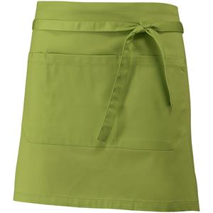 JOBELINE Schort Nando gekleurd 45x100 cm; 45x100 cm (LxB); mosgroen