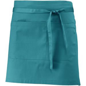 JOBELINE Bistroschort Nando gekleurd 45x80 cm; 45x80 cm (LxB); petrol
