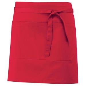 JOBELINE Schort Nando gekleurd 45x100 cm; 45x100 cm (LxB); rood