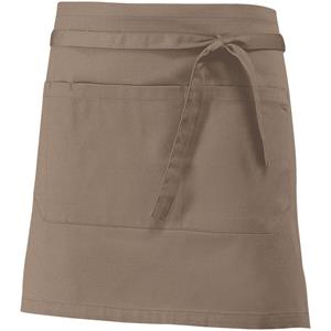JOBELINE Bistroschort Nando gekleurd 45x80 cm; 45x80 cm (LxB); taupe
