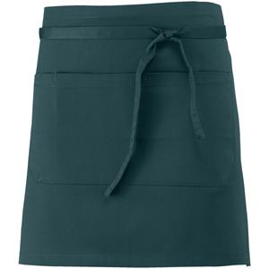 JOBELINE Bistroschort Nando gekleurd 45x80 cm; 45x80 cm (LxB); petrolgroen