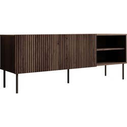 Meubella TV-Meubel Tartagal - Donkerbruin eiken - 150 cm