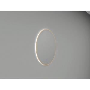 BWS Ronde Spiegel  Sifo met LED, Dimbaar 80 cm Geborsteld Messing 