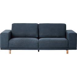 Beliani  NIVALA - Driezitsbank - Blauw - Polyester