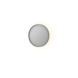 Ink Spiegel  SP17 Rond Colour Changing LED Rondom 40 x 4 x 40 cm Dimbaar In Aluminium Kader Geborsteld RVS 