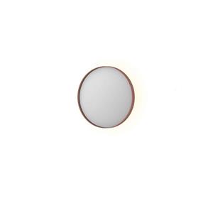 Ink Spiegel  SP17 Rond Colour Changing LED Rondom 40 x 4 x 40 cm Dimbaar In Aluminium Kader Geborsteld Koper 