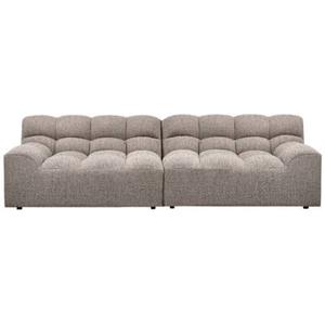 Woood Allure 3-Zits Bank - Geweven Stof - Klei Melange - 79x280x86
