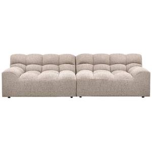 Woood Allure 3-Zits Bank - Geweven Stof - Naturel Melange - 79x280x86