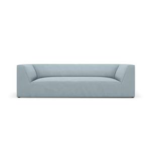 Windsor & Co Sao 3-zitsbank - Ribstof - Lichtblauw