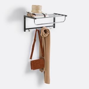 SO'HOME De wandplank met hangstaaf in staalmetaal, Senef