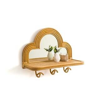 LA REDOUTE INTERIEURS Rotan spiegel met haken, Rivia