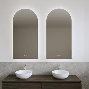 Gliss Design Spiegel  Gaya 50x120 cm Rechthoek Verlichting en Spiegelverwarming
