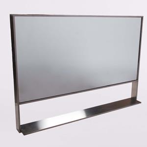 Casajoy Badkamerspiegel  100x70cm RVS Frame en Planchet