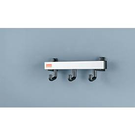 Wandprofiel met 3 afzonderlijke haken