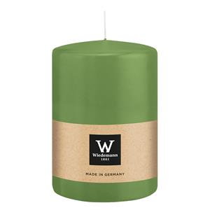 Wiedemann Cilinderkaars/stompkaars groot - lichtgroen - 15 x 10 cm - 113 branduren -
