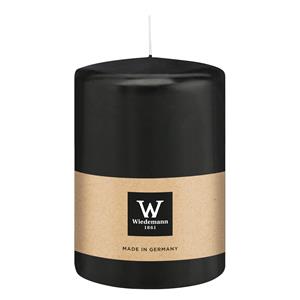 Wiedemann Cilinderkaars/stompkaars groot - zwart - 15 x 10 cm - 113 branduren -