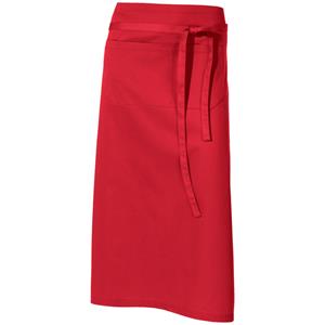 JOBELINE Bistroschort Nando gekleurd 85x100cm; 85x100 cm (LxB); rood