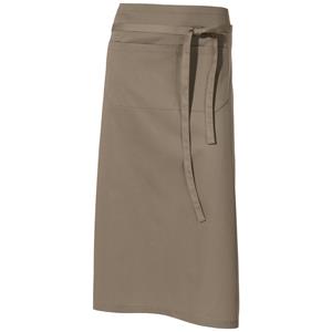 JOBELINE Bistroschort Nando gekleurd 85x100cm; 85x100 cm (LxB); taupe