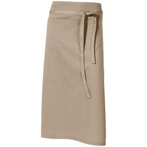 JOBELINE Bistroschort Nando gekleurd 85x100cm; 85x100 cm (LxB); zand