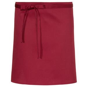PULSIVA Schort Benjamin 45x80 cm; 45x80 cm (LxB); bordeaux; 3 stuk / verpakking