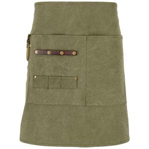 JOBELINE Schort Canvas 50x65 cm; 50x65 cm (LxB); olijf