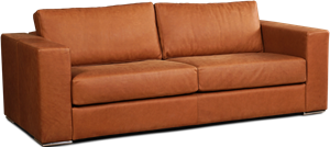 SHOPX HUISCOLLECTIE Leren bank Flow, 3-zitsbank - Echt leer, Modern, Comfortabel en kies uit meer dan 150+ kleuren - Ontdek de Vele Leersoorten en Kleuren bij ShopX