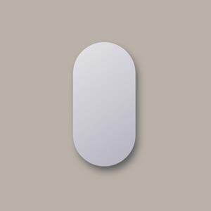 Sanicare Spiegel  Q-Mirrors 40x100 cm Ovaal/Rond incl. ophangmateriaal