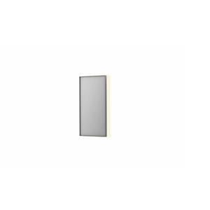 INK Spiegel  SP32 40x4x80 cm Incl. Indirect LED-Verlichting Rondom en Spiegelverwarming Geborsteld RVS